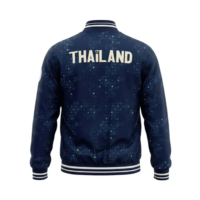 Navy Blue Asian Games Jacket