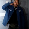 Navy Blue Heavyweight UFC Fighter Work Jacket
