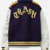 Needles Wool Leather Lettered Varsity Jacket