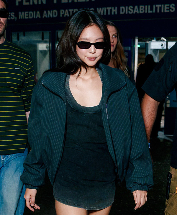 New York City Jennie Dark Green Bomber Jacket