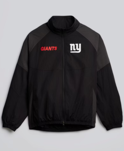 New York Giants lululemon Men’s Black Nylon Oversized Track Jacket