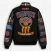 New York Knicks 2026 NBA Champions Wool & Leather Jacket