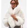Next Gen NYC S02 Emira D’Spain White Fur Jacket