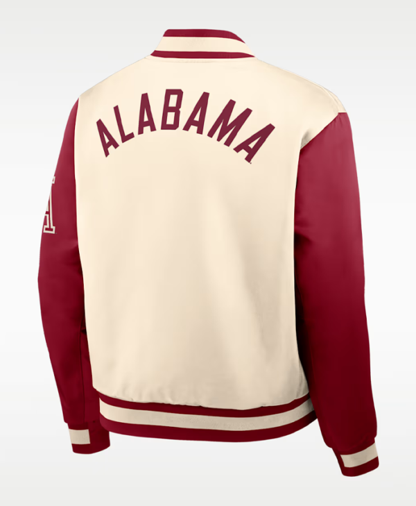 Nike Alabama Legacy College Full-Snap Bomber Jacket