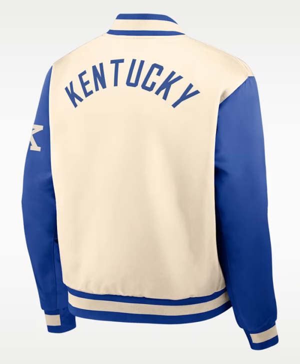 Nike Kentucky Legacy College Full-Snap Bomber Jacket
