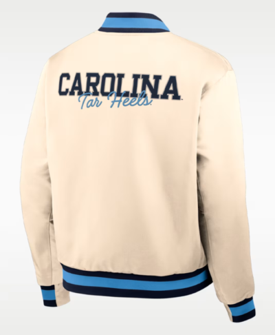 Nike North Carolina Legacy Full-Snap Bomber Jacket