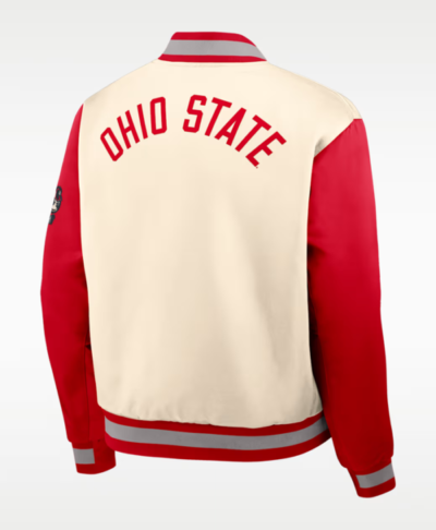 Nike Ohio State Legacy College Full-Snap Bomber Jacket