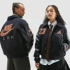 Nike x Jordan London Black Varsity Jacket