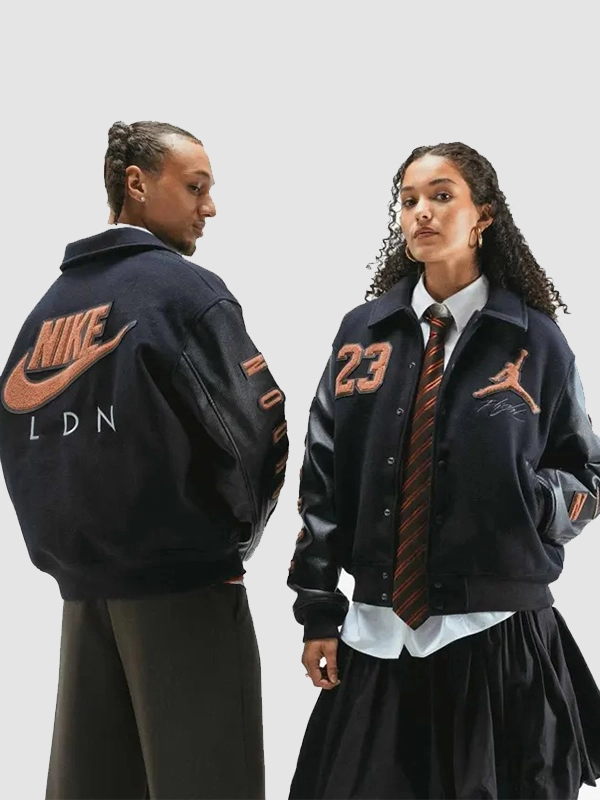 Nike x Jordan London Black Varsity Jacket