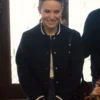 Nobody Wants This Joanne Black Varsity Bomber Jacket
