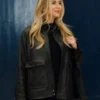 Nobody Wants This Morgan Black Leather Jacket