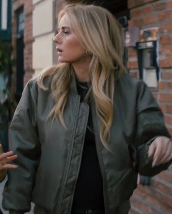 Nobody Wants This Morgan Green Bomber Jacket