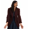 Nobody Wants This S03 Sarah Silverman Burgundy Blazer