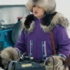 North Of North S02 Anna Lambe Purple Parka Coat