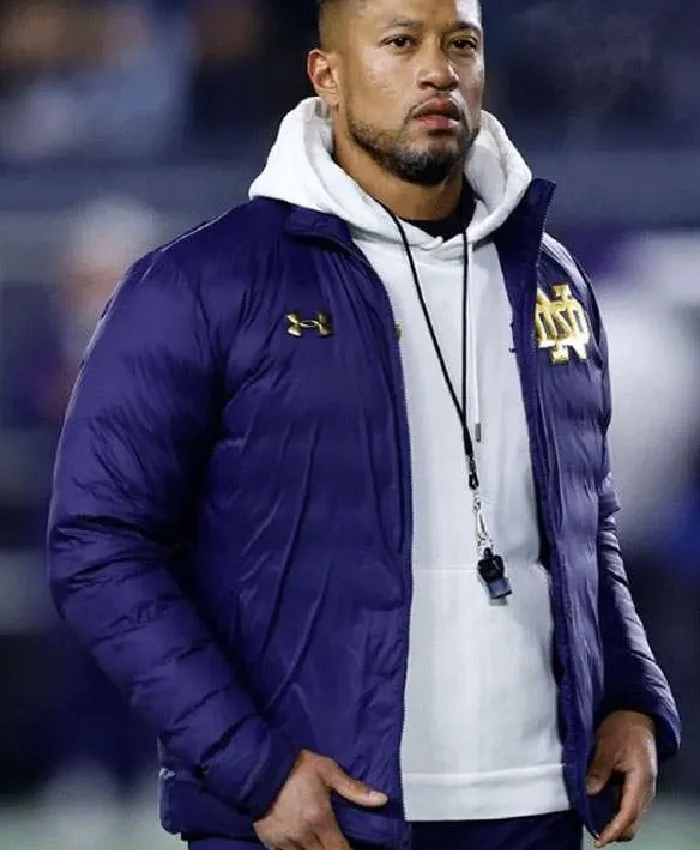 Notre Dame Marcus Freeman Jacket