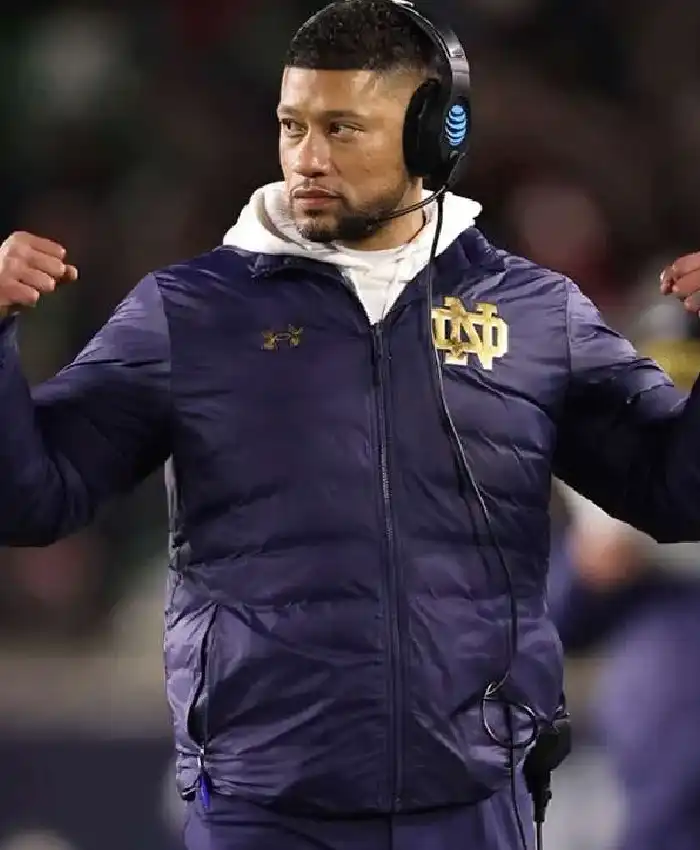 Notre Dame Marcus Freeman Jacket