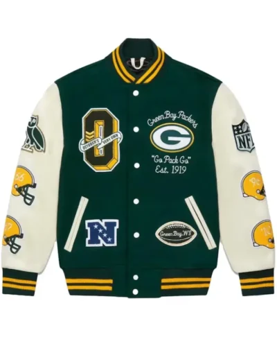 OVO Green Bay Packers Varsity Jacket