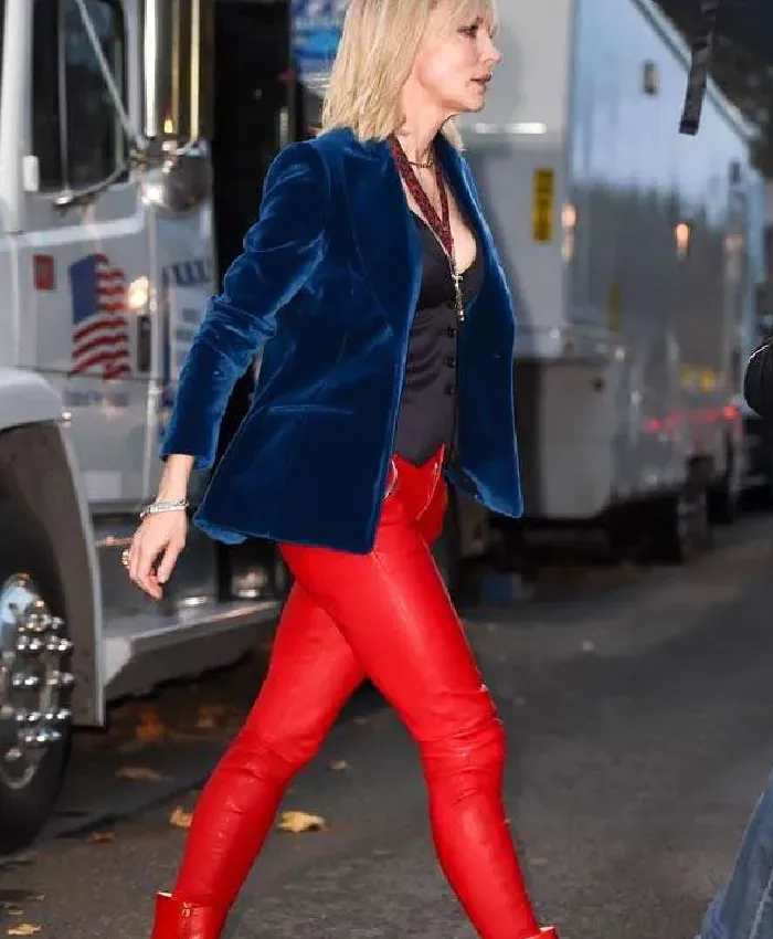 Ocean’s Eight Cate Blanchett Blue Velvet Blazer