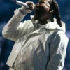 Octane Tour Don Toliver Hooded Technical White Jacket