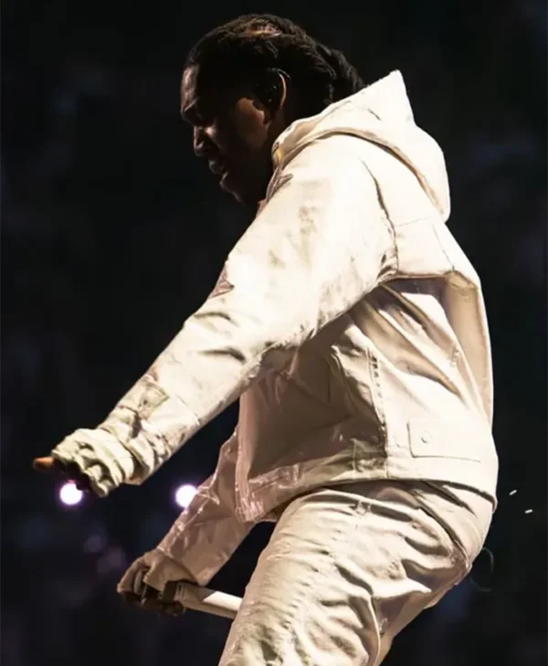 Octane Tour Don Toliver Hooded Technical White Jacket