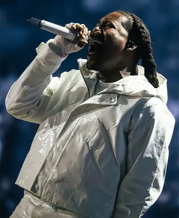 Octane Tour Don Toliver Hooded Technical White Jacket