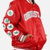 Ohio State Buckeyes Starter Satin Bomber Jacket