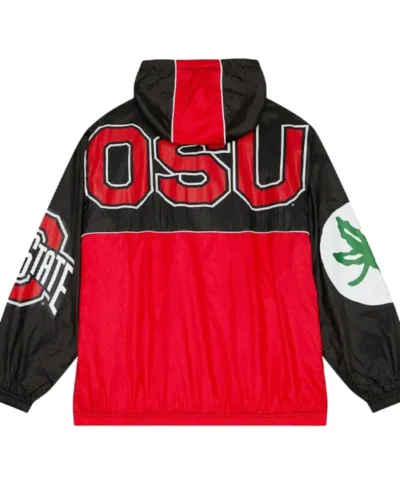 Ohio State Buckeyes Windbreaker Black Jacket