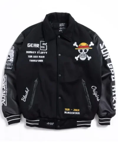 One Piece Monkey D Luffy Gear 5 Varsity Jacket