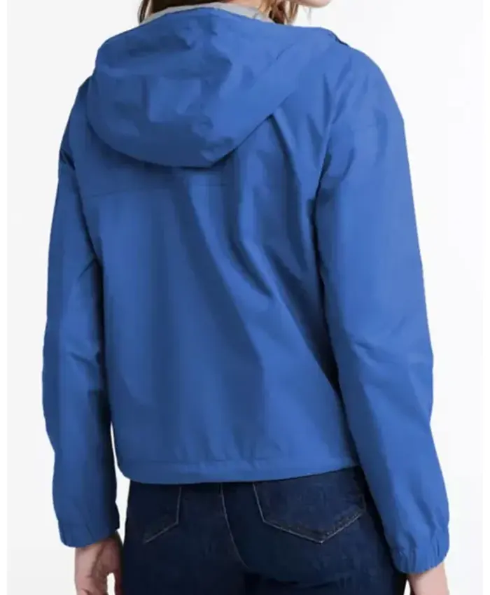 Outer Banks S05 Sarah Cameron Blue Hooded Jacket