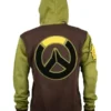 Overwatch Junkrat Real Leather Biker Jacket