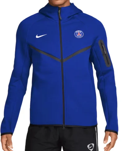 PSG Nike Tech Royal Fleece Track Jacket