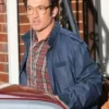Paper Tiger 2026 Miles Teller Blue Bomber Jacket