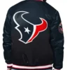 Pass Rush Black Satin Jacket