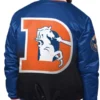 Pass Rush Blue Satin Jacket