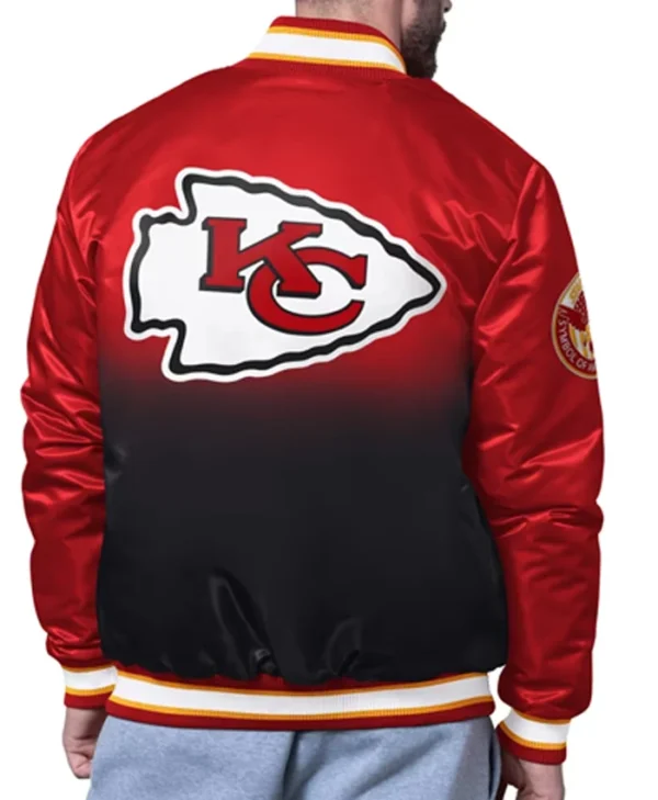 Pass Rush Red Satin Jacket
