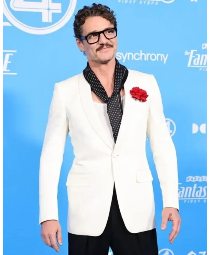 Pedro Pascal The Fantastic Four First Steps White Blazer