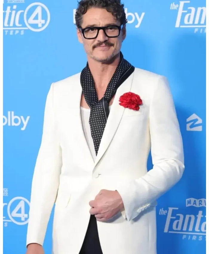 Pedro Pascal The Fantastic Four First Steps White Blazer