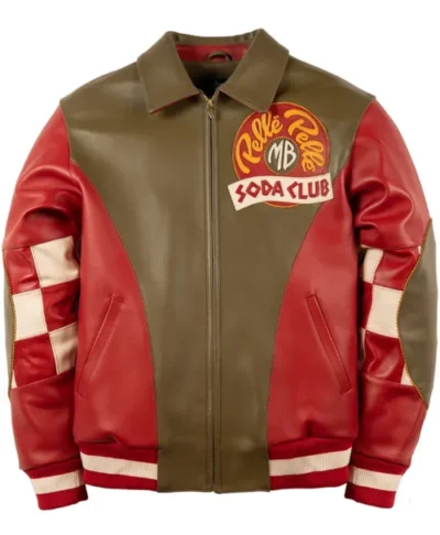 Pelle Pelle Checkered Soda Club Olive Jacket