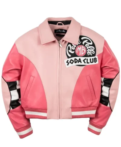 Pelle Pelle Checkered Soda Club Womens Crop Jacket
