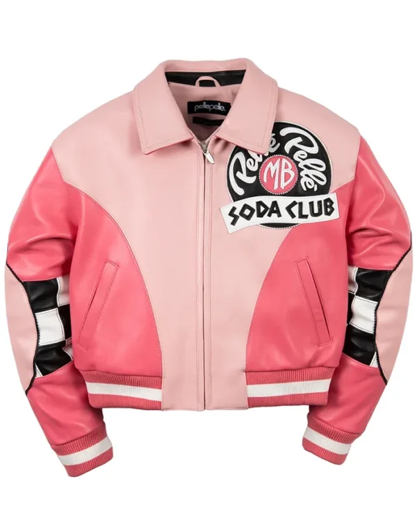 Pelle Pelle Checkered Soda Club Womens Crop Jacket