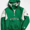 Philadelphia Eagles 80’s Green Anorak Hooded Jacket