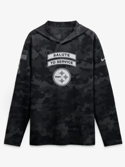 Pittsburgh Steelers Salute to Service 2026 Hooded Shirt