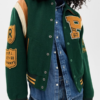Polo Ralph Lauren Green Wool Varsity Jacket