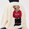 Polo Ralph Lauren Polo Bear Cream Fleece Pullover Jacket