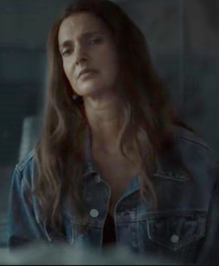 Poorna Jagannathan Lanterns S01 Denim Jacket