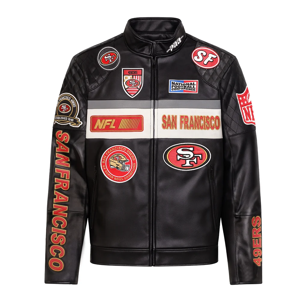 Pro Standard San Francisco 49ers Moto Jacket