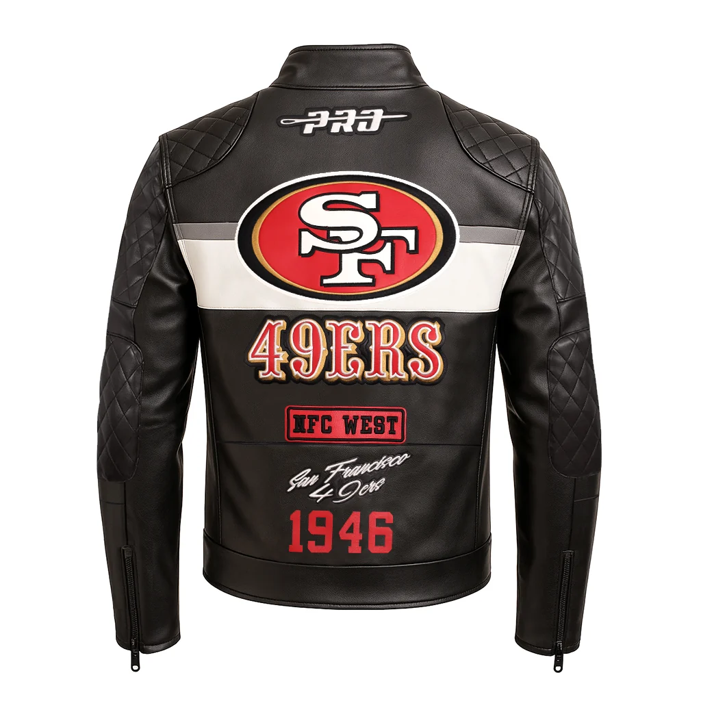 Pro Standard San Francisco 49ers Moto Jacket