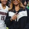 Queen Latifah Black WNBA Courtside Fleece Tracksuit