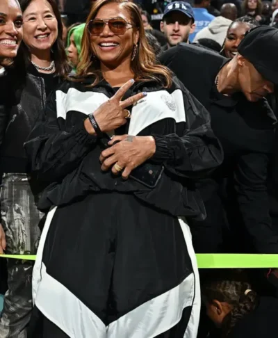 Queen Latifah WNBA ATL vs NYL Black Tracksuit