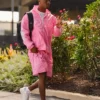 Quinyon Mitchell Vibrant Pink Windbreaker Jacket